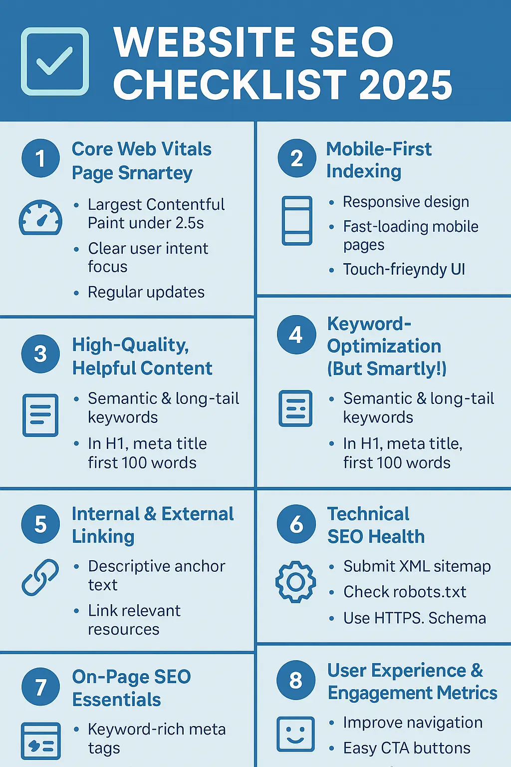 Website SEO Checklist 2025: Boost Your Google Rankings the Smart