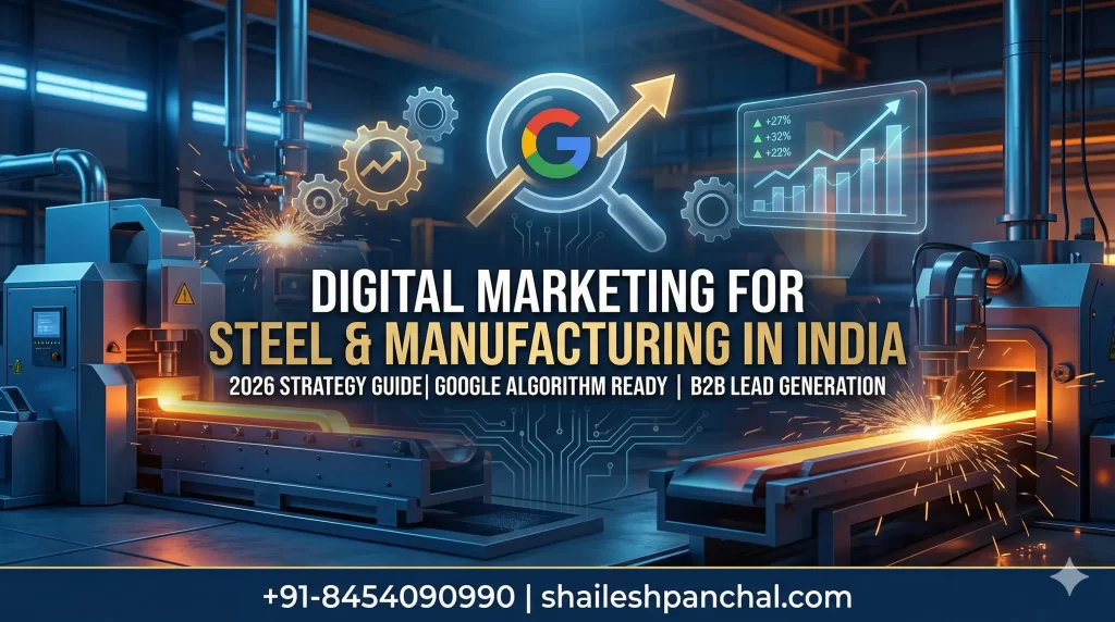 Digital Marketing For Steel & Manufacturing Industry In Nikol Naroda Ahmedabad