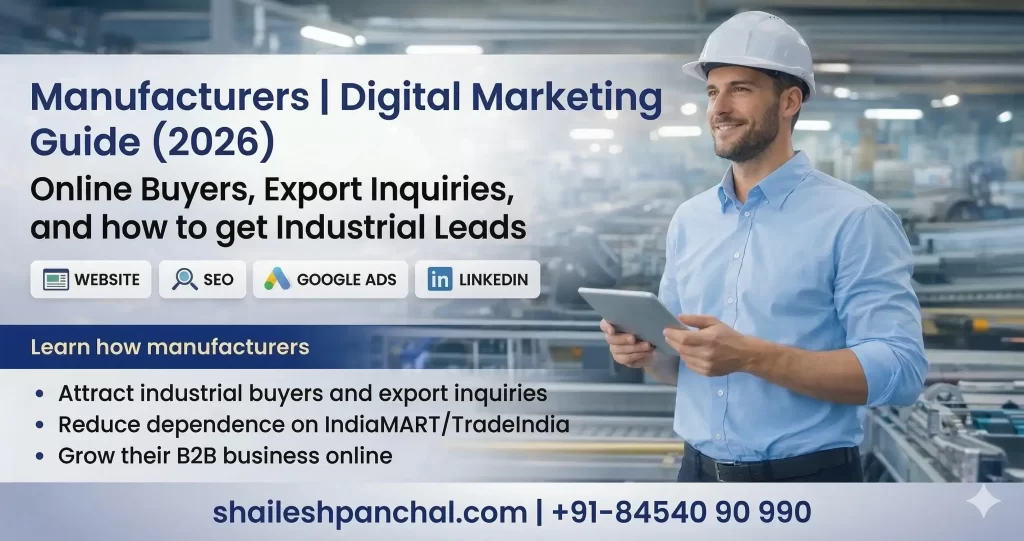 Digital Marketing Agency For Manufacturers Industries